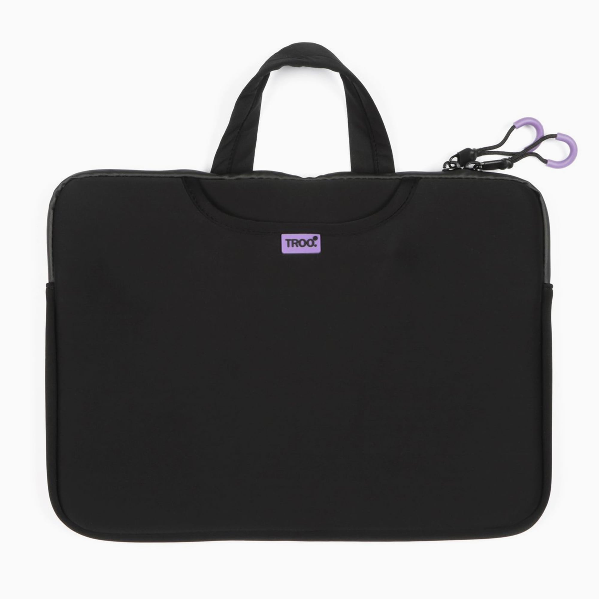TROO 14.2" Waterproof Neoprene Laptop Sleeve With Handles - Black
