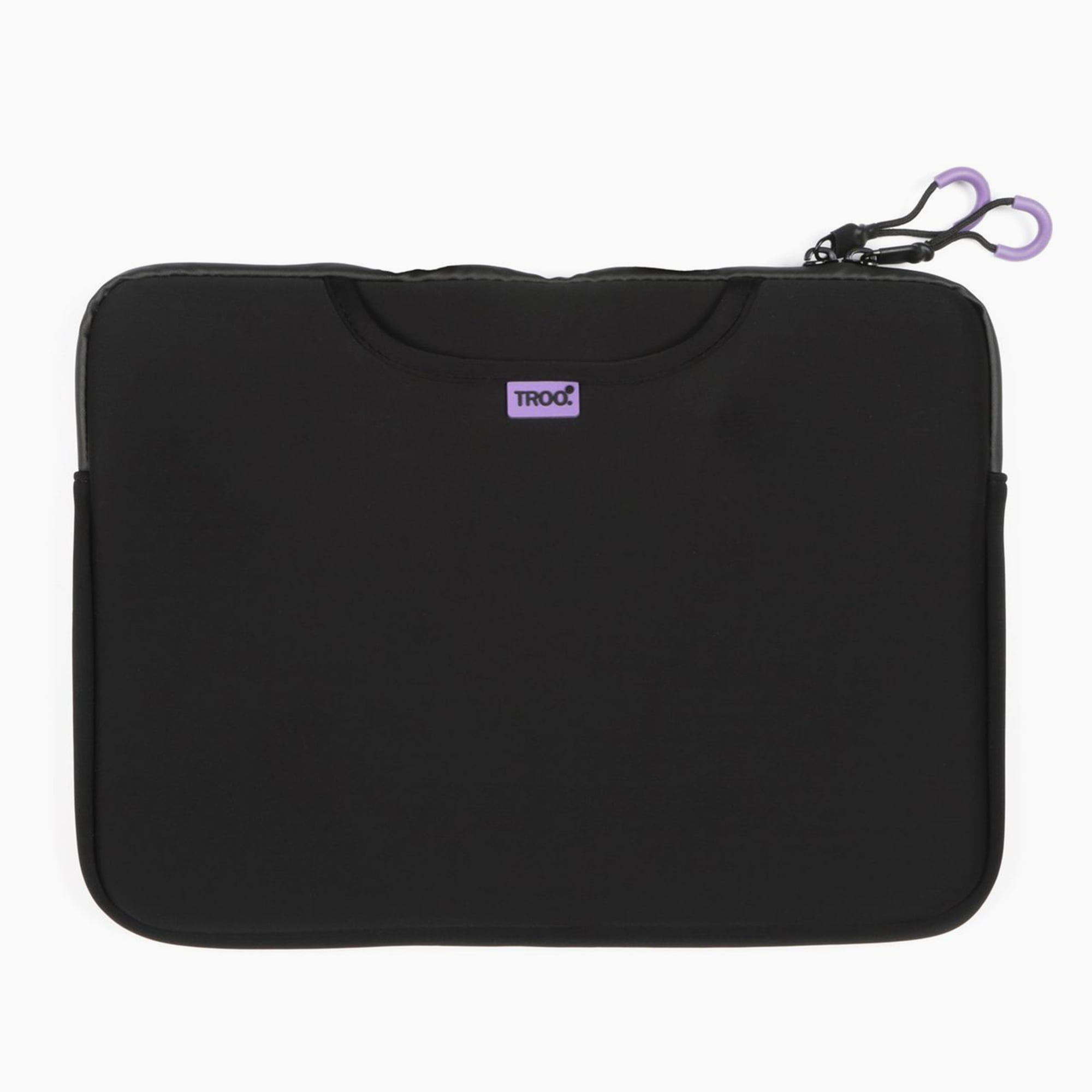 TROO 14.2" Waterproof Neoprene Laptop Sleeve With Handles - Black