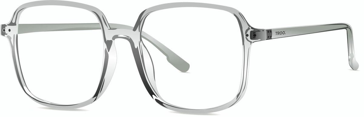 TROO Blue Light Blocking Square Retro Glasses (Computer/Gaming/TV/Phone)