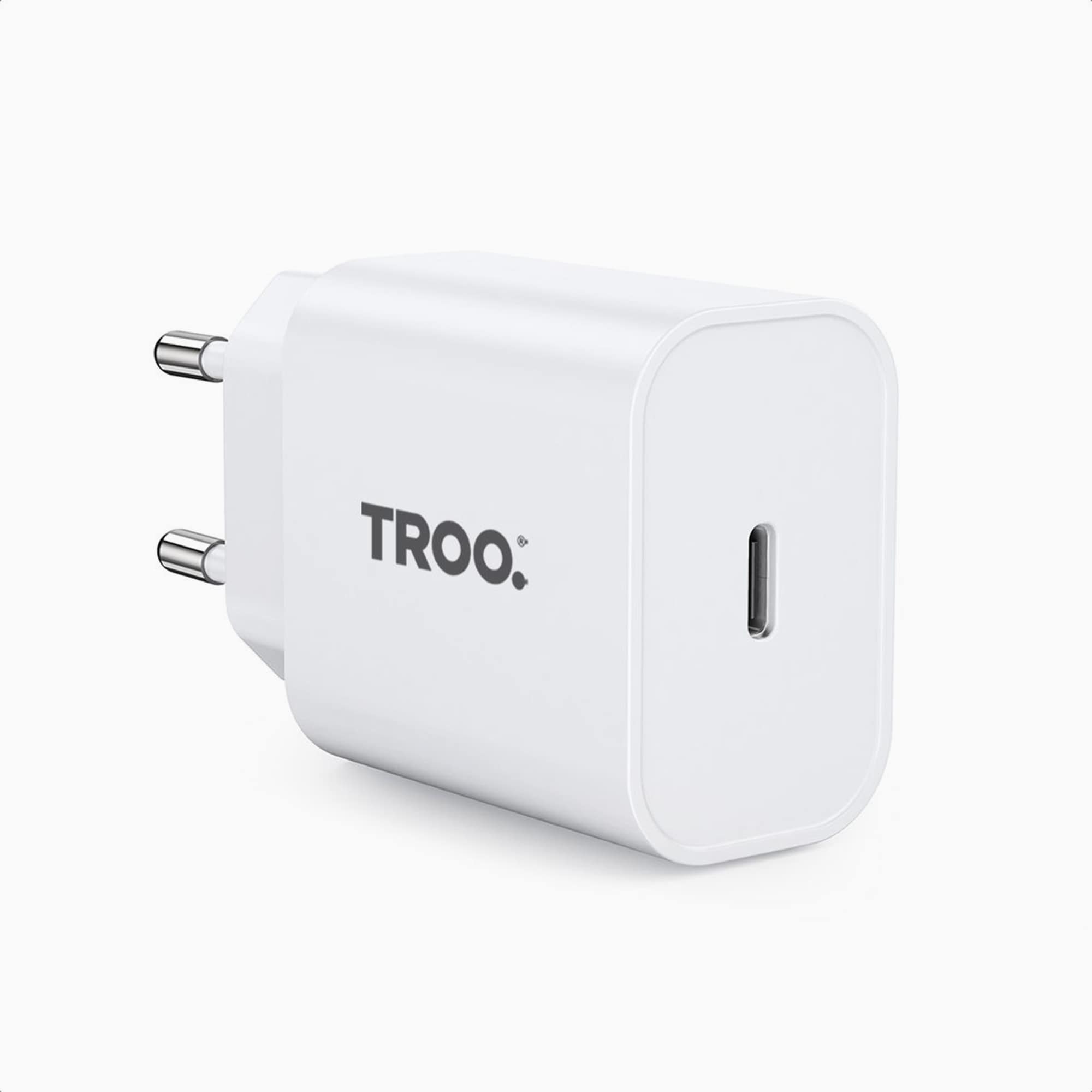 TROO Certified PD 20W Type C Fast Charging Power Adapter