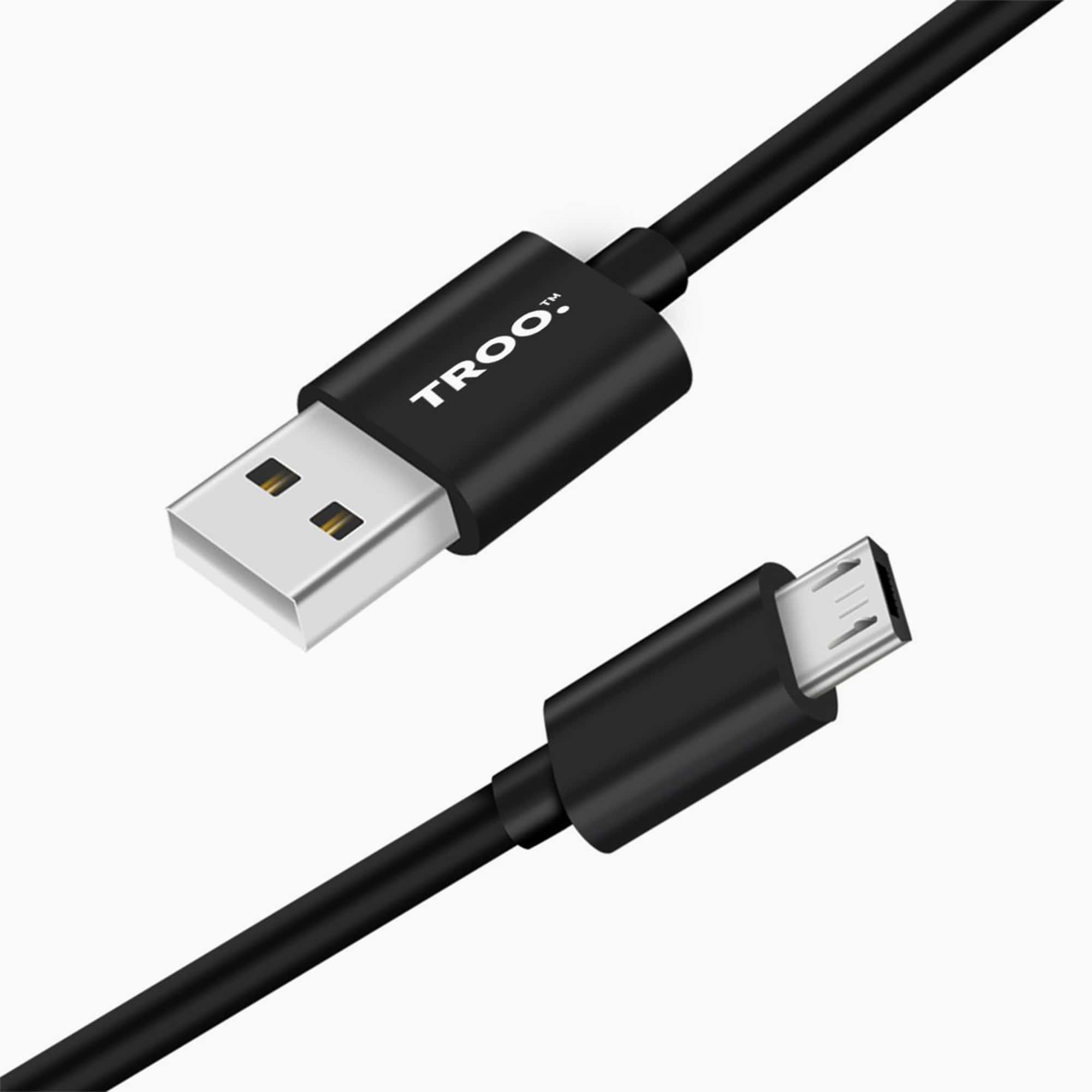 TROO Certified Fast Charge 30W USB to Micro Cable