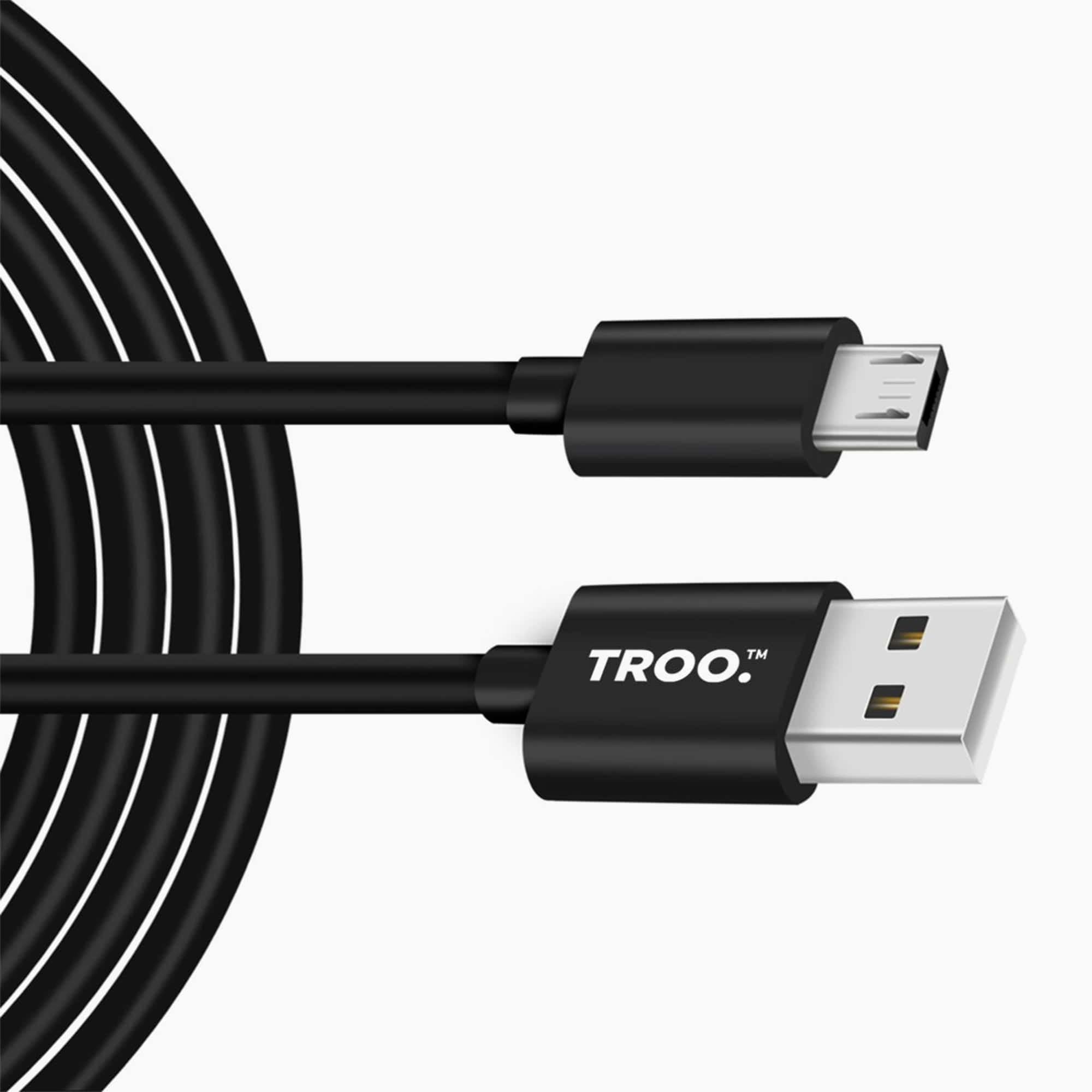 TROO Certified Fast Charge 30W USB to Micro Cable