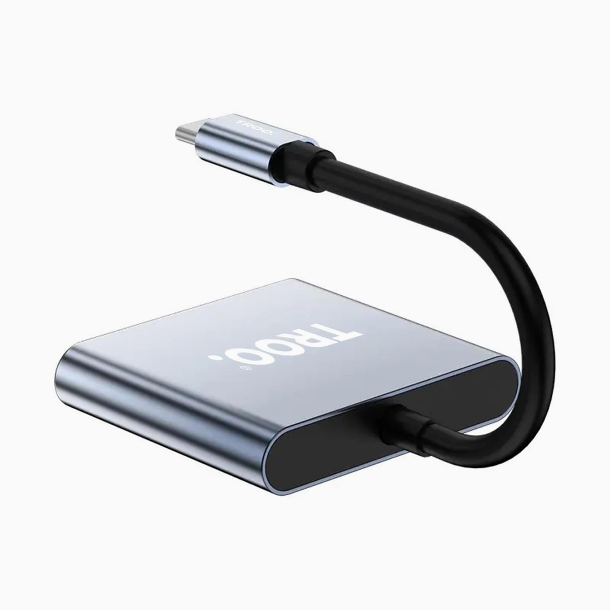 TROO Certified 87W Fast Charge Type-C To 4K HDMI Multiport Adapter